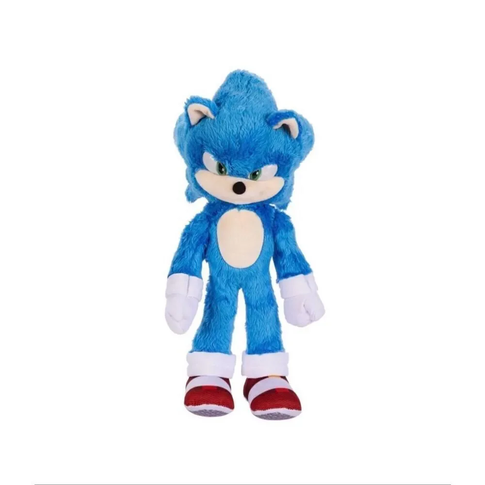 Sonic the Hedgehog 3 Deluxe premium stuffed plush toy new in box 13”